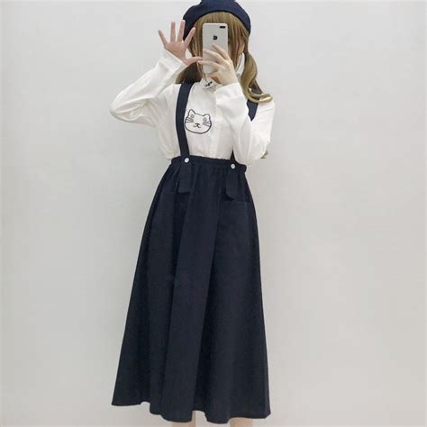 whisper suspender mori dress kawaii fashion shop cute asian