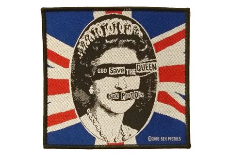 Sex Pistols - God Save The Queen Sew On Woven Patch