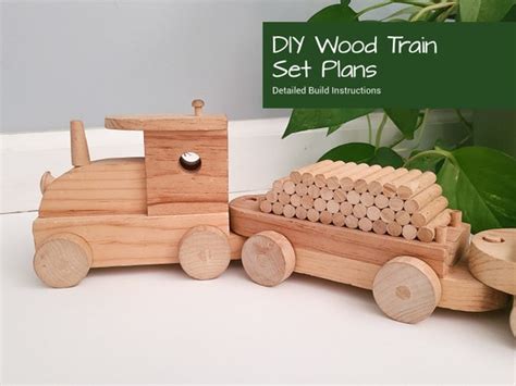 Wood Train Set Plans Toy Train Plans DIY Toys Wooden - Etsy