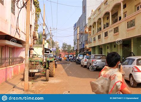 December 17 2022 - Bidar, Karnataka, India: Street Live in a Smaller ...