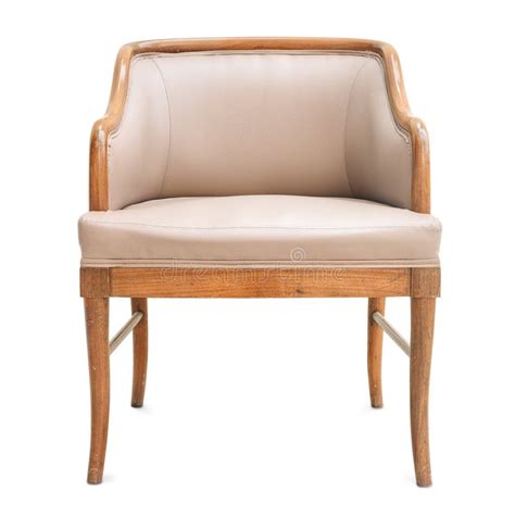 Old Armchair Made of Wood and Leather Stock Photo - Image of obsolete ...