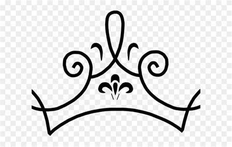 Queen Clipart Outline - Princess Crown Drawing - Png Download (#265648) - PinClipart