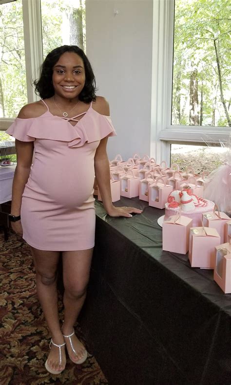 Pin by Agent Jaz on Black maternity photos | Off shoulder dress