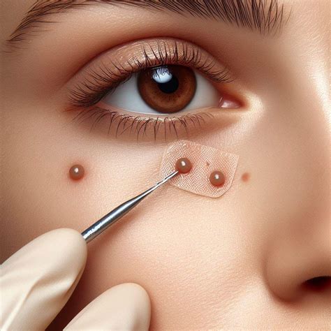 how to get a skin tag off at home