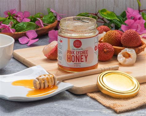 Raw Organic Pink Lychee Honey From Mexico 227g – Latin Honey Shop