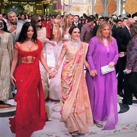 Kim and Khloe Kardashian take India by storm in Manish Malhotra saris