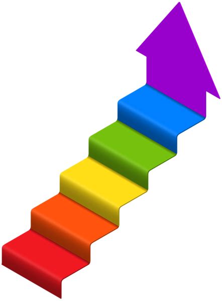 Arrow Stairs PNG Clip Art Image | Powerpoint background design ...