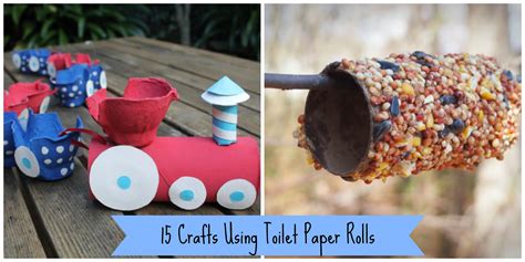 15 Crafts Using Toilet Paper Rolls