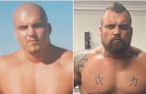 Eddie Hall weight: Beast shows off his 106kg body at just 16 years old