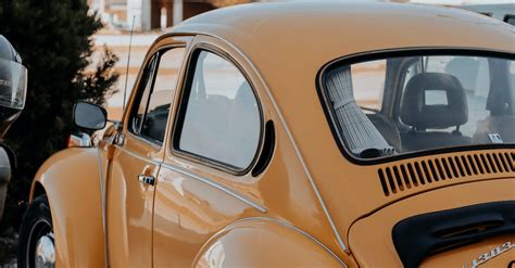 The Orange Volkswagen Beetle · Free Stock Photo