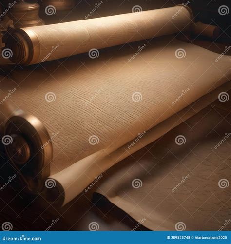 An Ancient Scroll Unveiling the Secrets of the Cosmos2 Stock