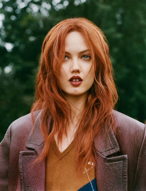 Types of red hair color are trending as the top choice for fall