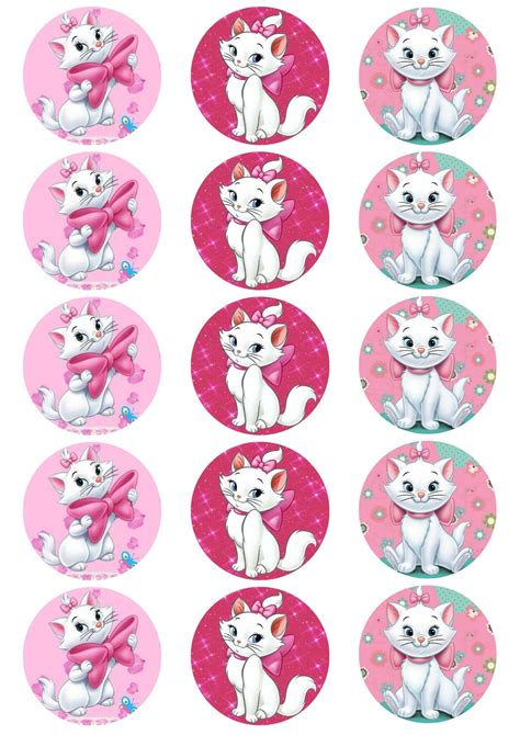 Gatita Marie en 2025 | Decoraciones de cumpleaños de bebé, Fiestas de