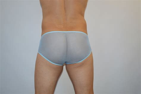 Blue Men's Mesh Sheer Panty, Sheer Underwear for Men - Etsy