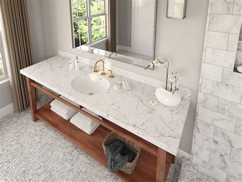 12 Best Quartz Bathroom Countertops