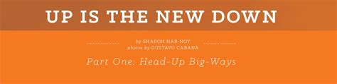 Up is the New Down