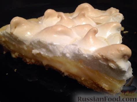 Рецепт: Итальянский лимонный пирог с меренгой (Сrostata al limone con ...