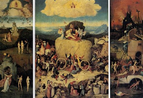 The Haywain Triptych - Hieronymus Bosch (~1516) : r/Art