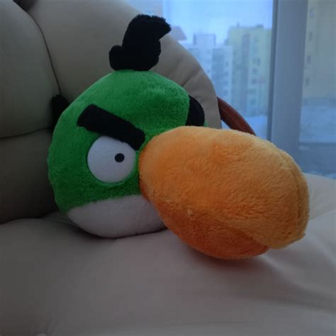 Игрушка интерьерная мягкая Angry birds Хэл купить на OZON по низкой ...