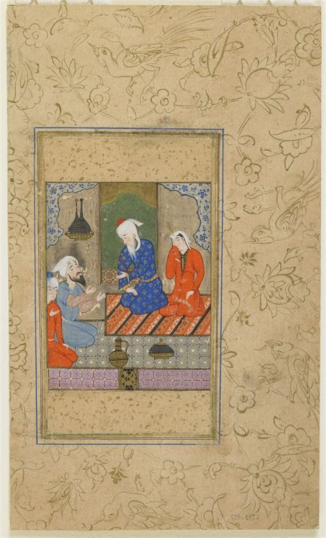 Folio from a Yusuf u Zulaykha by Jami (died 1492); painting: Zulaykha