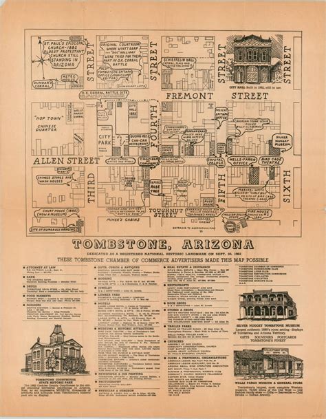 Tombstone, Arizona | Curtis Wright Maps