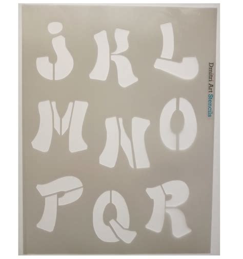 Stencil Alphabet Graffiti Letters Painting Tool. Easy to Use. - Etsy