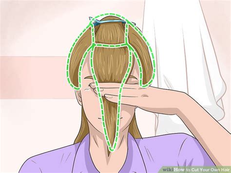 how to cut your own hair in back