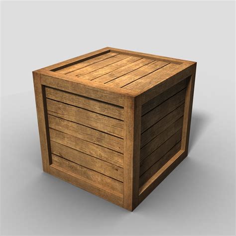 3D модель Деревянный ящик - TurboSquid 1067463