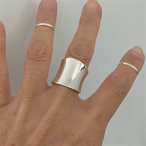 Silver cuff ring – Artofit