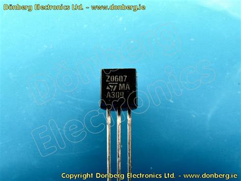Semiconductor: Z0607 (Z 0607) - STANDARD TRIAC...