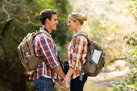 Couple hiking mountain stock image. Image of leisure - 42559275