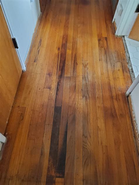Our Old House | Our 1956 ranch house had red oak hardwood floors hidden