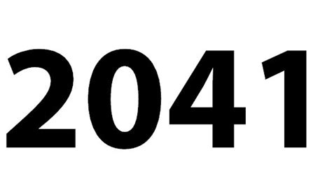 Zahl 2041