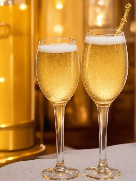 Premium AI Image | copas de champaa