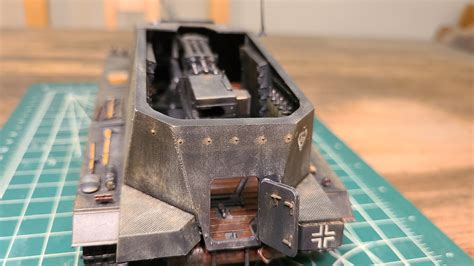 German 12.8cm Tank Destroyer L/61 Sturer Emil -- Plastic Model Military ...