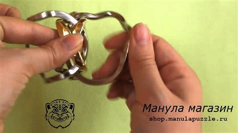 Решение головоломки Кольцо Leonardo Hanayama - YouTube