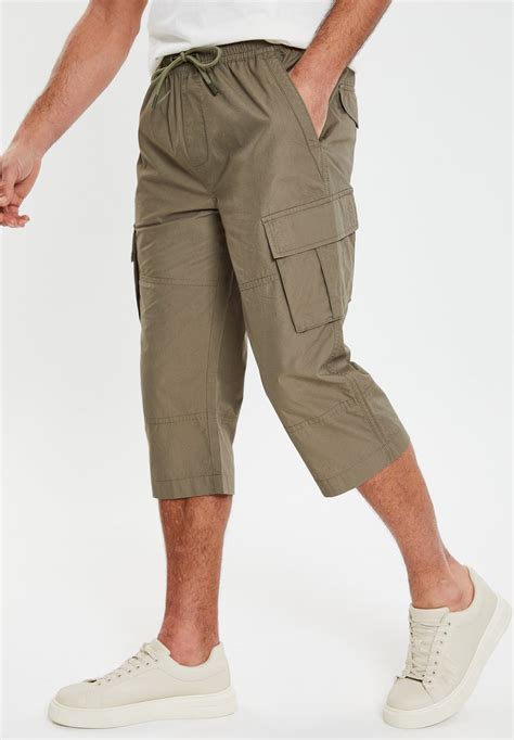 Threadbare THB BRUCE - Shorts - khaki/verde - Zalando.es