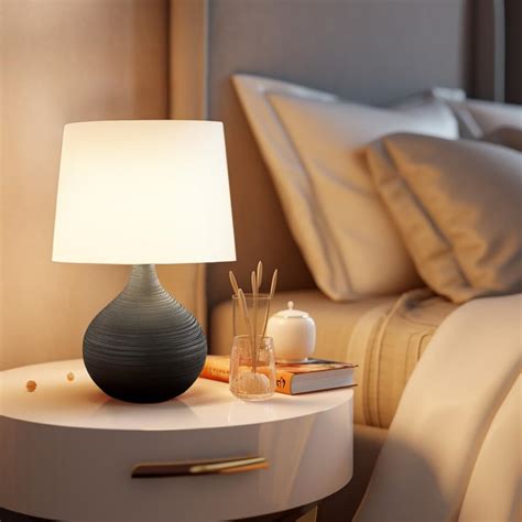 Buy Decor & More – Modern Ceramic Base Bedside Table Lamp | Table Lamps ...