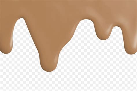 brown dripping paint png element  png sticker rawpixel