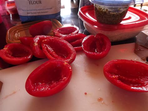 Stuffed Roma Tomato Appetizer