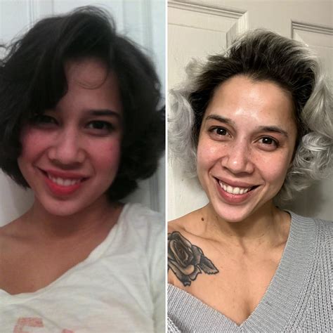 Realized my hair was the same length and I had to retake this photo