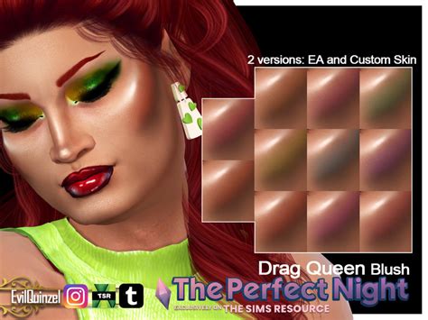 The Sims Resource | The Perfect Night - Drag Queen Blush