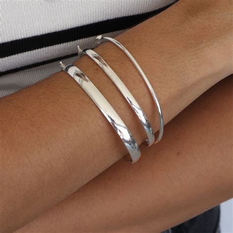 Os Tipos De Prata Normalmente Vendidos - Kit 3 Braceletes de Prata 925 Lisos 2mm, 4mm e 6mm - Acessórios em ...