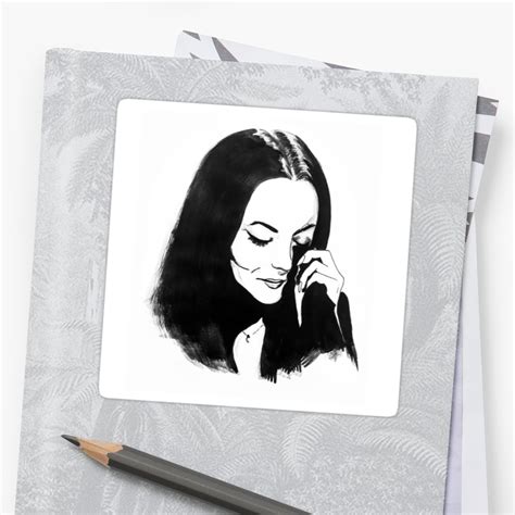 Morticia Addams Painting at PaintingValley.com | Explore collection of ...