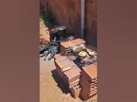 Churrasqueira De Tijolo Improvisada - 🚨 churrasqueira improvisada de tijolos 🧱 feita pra um domingo em ...