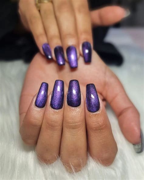 30+ Bold & Beautiful Black & Purple Nail Ideas For An Edgy Look