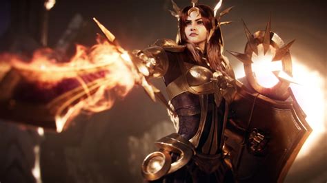 League Of Legends Leona Tapet