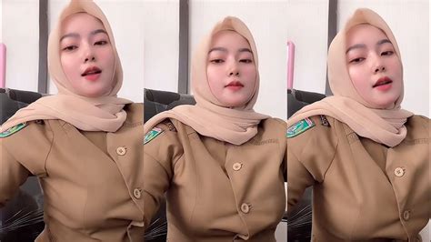 hijab sange tobrut pake baju kerja coklat youtube