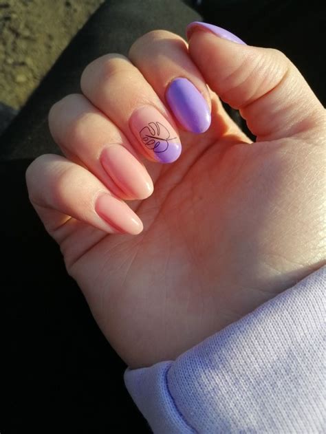 Маникюр фиолетовый | Nails, Beauty