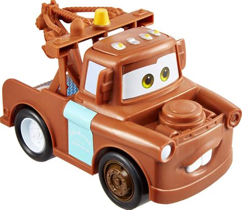 Disney Pixar Cars Track Talkers Mater, 5.5-in, Authentic Favorite Tow ...